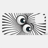 Eyeball Mania op wit Case-Mate iPhone Case (Achterkant (horizontaal))