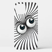 Eyeball Mania op wit Case-Mate iPhone Case (Achterkant)