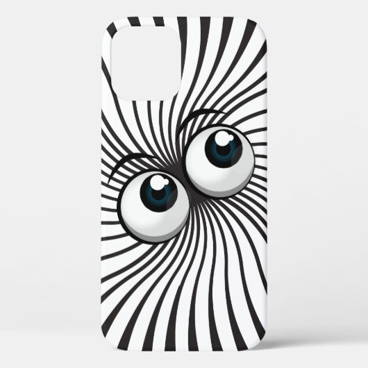 Eyeball Mania op wit Case-Mate iPhone Case (Achterkant)