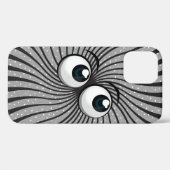Eyeball Mania over polka-stippen Case-Mate iPhone Case (Achterkant (horizontaal))