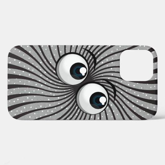 Eyeball Mania over polka-stippen Case-Mate iPhone Case (Achterkant (horizontaal))