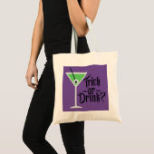 Eyeball Martini Halloween Adult Trick or treat Tote Bag (Voorkant (product))