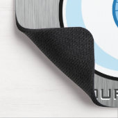 Eyeball; metaal-look muismat (Hoek)