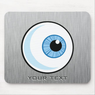 Eyeball; metaal-look muismat