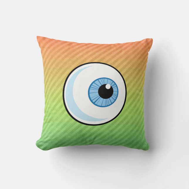 Eyeball-ontwerp Kussen (Voorkant)