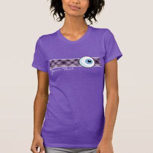 Eyeball; Paars T-shirt