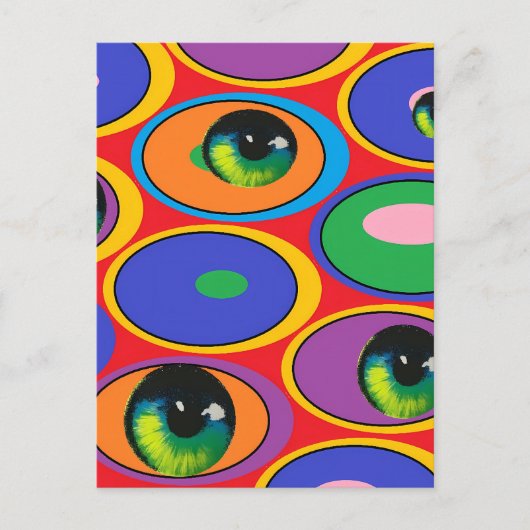 Eyeball Patch Briefkaart (Voorkant)