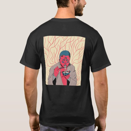 Eyeball Ramen T-shirt (Achterkant)