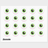Eyeball Ronde Sticker (Vel)