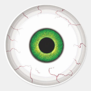 Eyeball Ronde Sticker