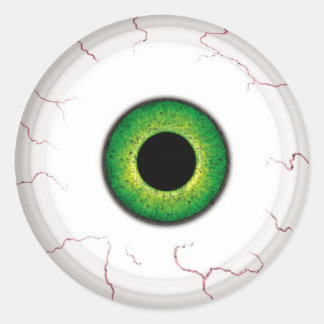 Eyeball Ronde Sticker