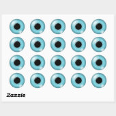 Eyeball Ronde Sticker (Vel)