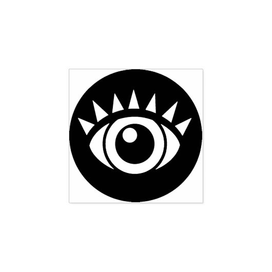 Eyeball Rubberstempel (Afrduk)