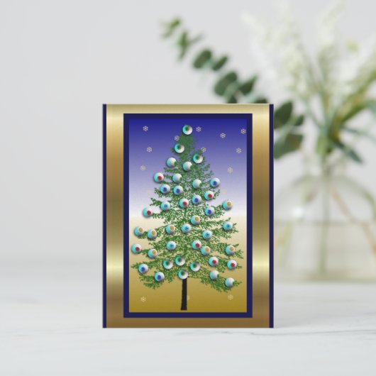 Eyeball Tree Briefkaart (Staand voorkant)