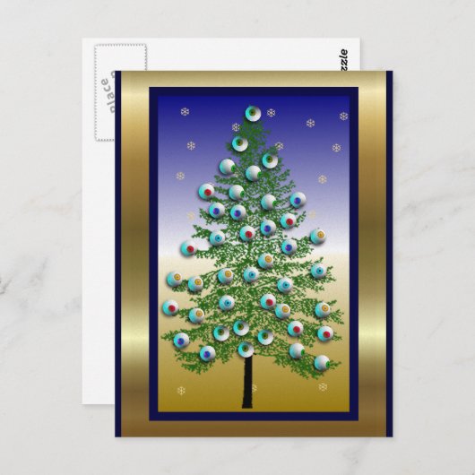 Eyeball Tree Briefkaart (Voorkant / Achterkant)