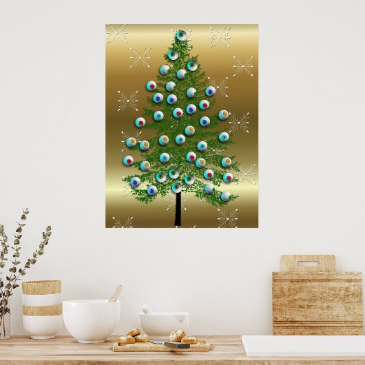 Eyeball Tree Poster (Keuken)