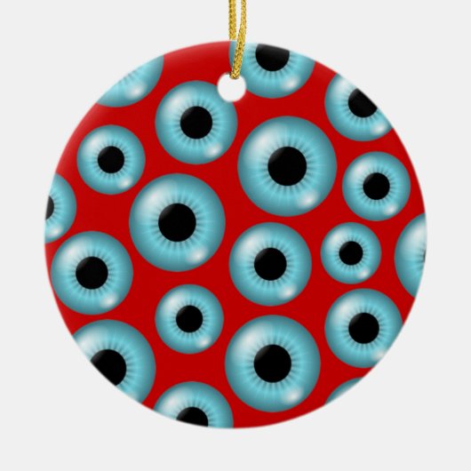 Eyebollen Keramisch Ornament (Voorkant)