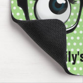 Eyebollen met eierlassen op pokstippen muismat (Hoek)