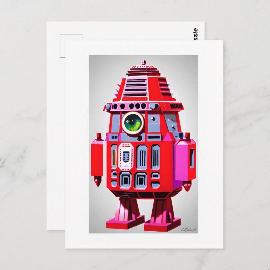 Eyebotics Ken Gage Sci-Fi Briefkaart (Voorkant / Achterkant)