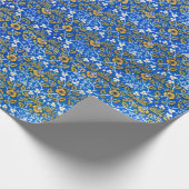 Eyebright,  patroon van William Morris Cadeaupapier (Hoek)