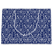 Eyebright Pattern, William Morris Large Gift Bag Groot Cadeauzakje (Voorkant)