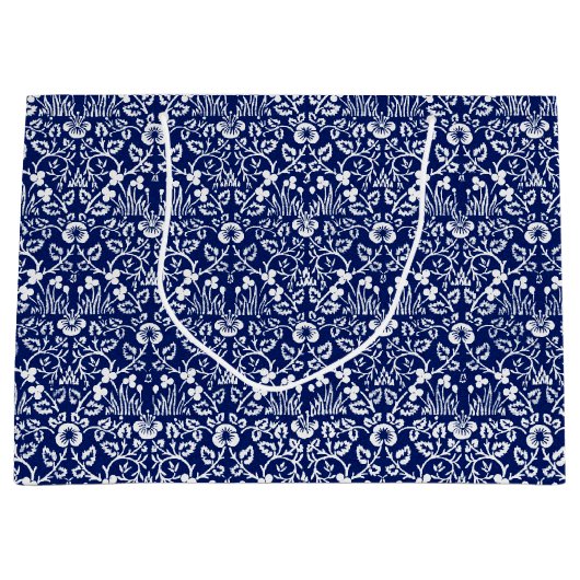 Eyebright Pattern, William Morris Large Gift Bag Groot Cadeauzakje (Voorkant)