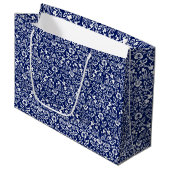 Eyebright Pattern, William Morris Large Gift Bag Groot Cadeauzakje (Voorkant Gekanteld)