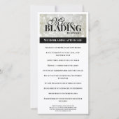 Eyebrow Aftercare Simple Black Platina Instruction Bedankkaart (Voorkant)