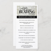 Eyebrow Aftercare Simple Black Platina Instruction Bedankkaart (Voorkant / Achterkant)