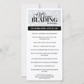 Eyebrow Aftercare Simple Black Silver Instruction Bedankkaart (Voorkant)