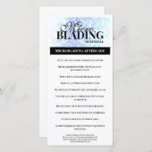 Eyebrow Aftercare Simple Black White Instruction Bedankkaart (Voorkant / Achterkant)