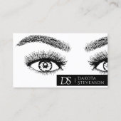 Eyebrow Artist Professional | Zwart-wit Visitekaartje (Voorkant)