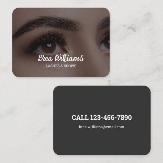 Eyebrow Brows Microblading Visitekaartje (Voorkant / Achterkant)