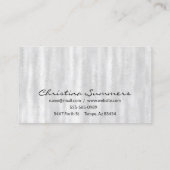 Eyebrow Eye Roos Gold Threading Microblading Visitekaartje (Achterkant)