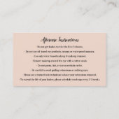 Eyebrow Micorblade Logo Aftercare Roos Logo Royal Visitekaartje (Achterkant)