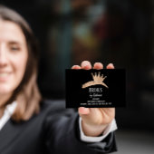 Eyebrow Micorblading Aftercare Crown Black Royal Visitekaartje