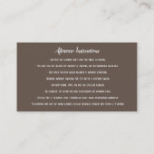 Eyebrow Micorblading Aftercare Crown Roos Visitekaartje (Achterkant)