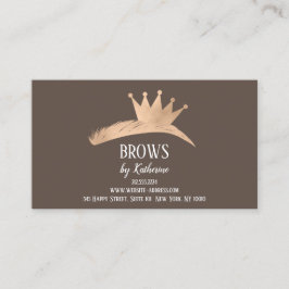 Eyebrow Micorblading Aftercare Crown Roos Visitekaartje
