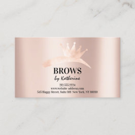 Eyebrow Micorblading Logo Aftercare Roos Logo Visitekaartje