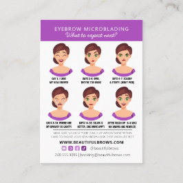 Eyebrow Microblading Aftercare Wat verwacht je van Visitekaartje