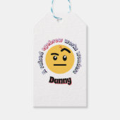 Eyebrow Sass: A Raised Eyebrow Works Wonders Cadeaulabel (Voorkant)