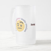 Eyebrow Sass: A Raised Eyebrow Works Wonders Matglas Bierpul (Voorkant links)