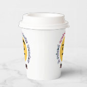 Eyebrow Sass: A Raised Eyebrow Works Wonders Papieren Bekers (Rechts)