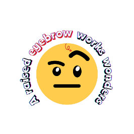 Eyebrow Sass: A Raised Eyebrow Works Wonders Papieren Bekers