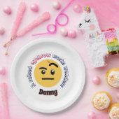 Eyebrow Sass: A Raised Eyebrow Works Wonders Papieren Bordje (Feest)