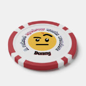 Eyebrow Sass: A Raised Eyebrow Works Wonders Poker Chips (Enkel)