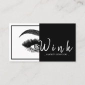 Eyebrows & Eyelashes Studio Salon Visitekaartje (Voorkant)