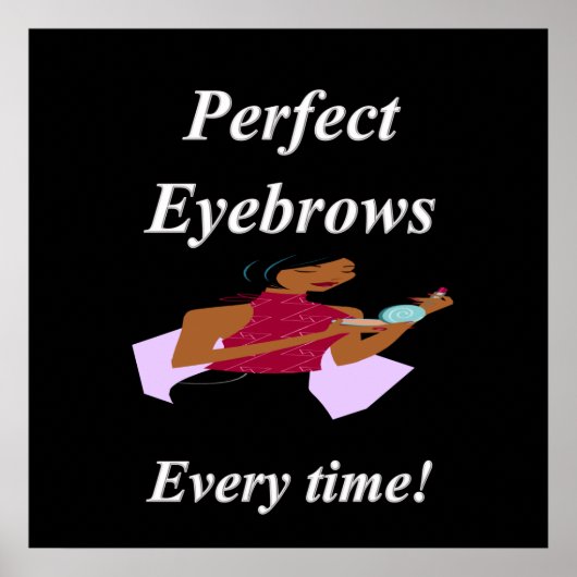Eyebrows Poster Matte (Voorkant)
