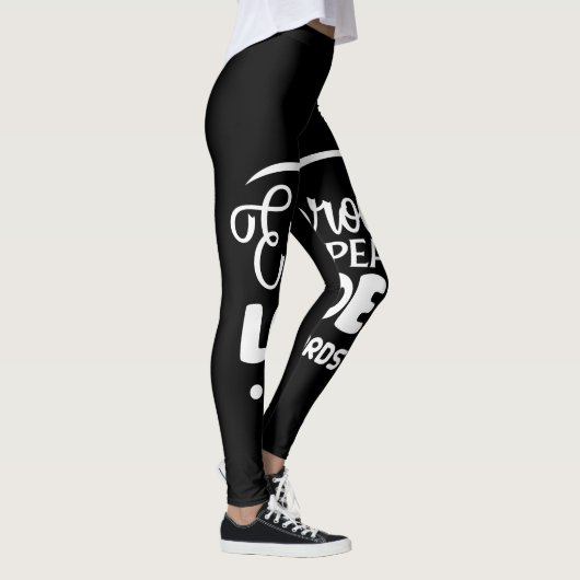 eyebrows speak louder than words leggings (Rechts)