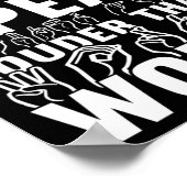 Eyebrows spreken luider dan woorden doof bewustzij poster (Hoek)